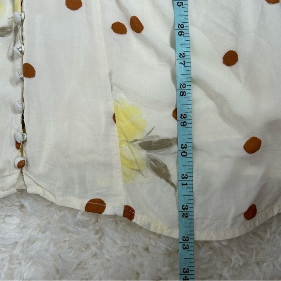 Free People Date Night Floral Polka Dot Mini Dress - Picture 15 of 16